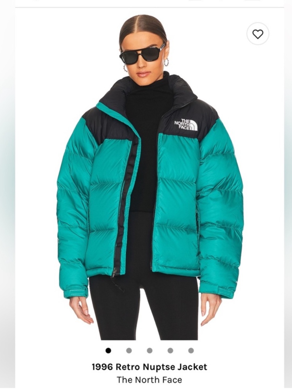 NWT The North Face Nuptse Jacket‎ Women’s Plus Size 3XL Harbor Blue and Black